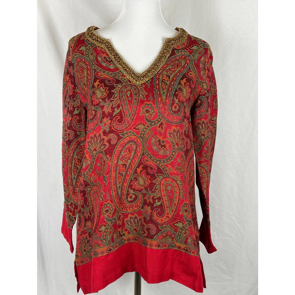 Soft Surroundings Pasha Pullover Tunic, Size Medium - Picture 2 of 12
